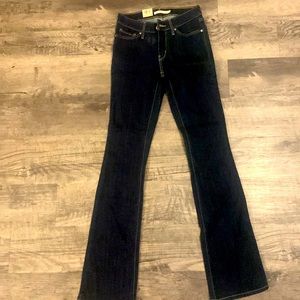 Levi 715 Mid Rise Boot Jeans - Size 0
